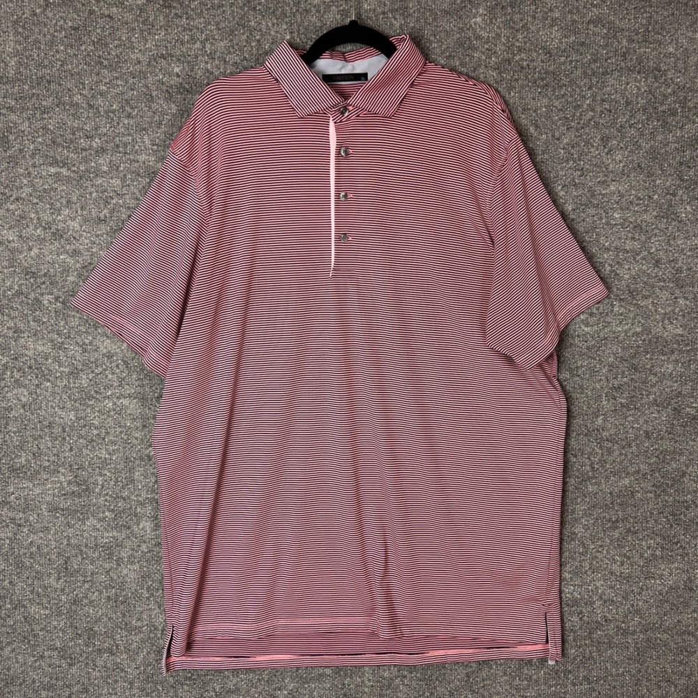 GREYSON Golf Polo Shirt Mens XL Stripe Short Sleeve‎ Collared